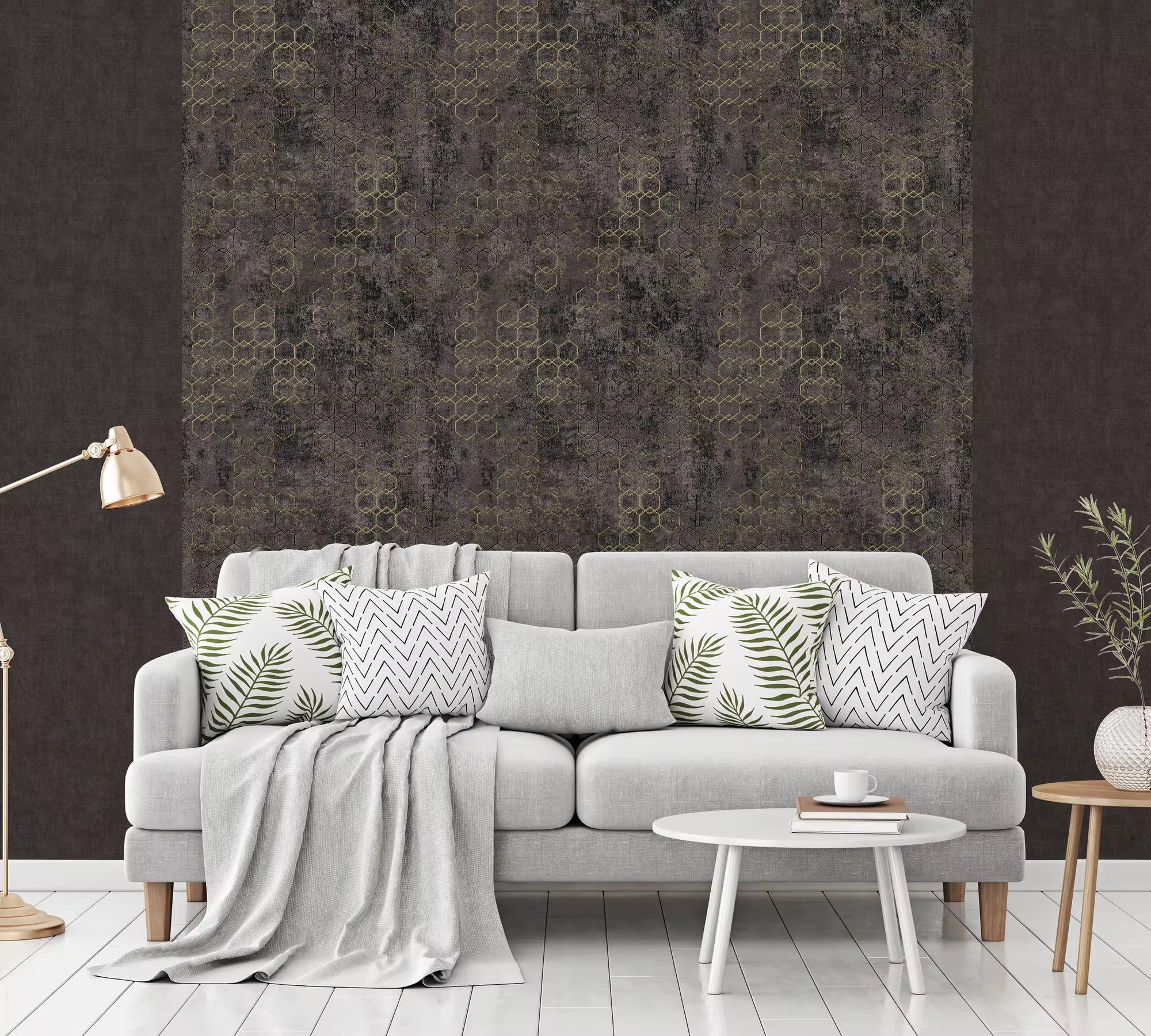 Designer wallpaper interior